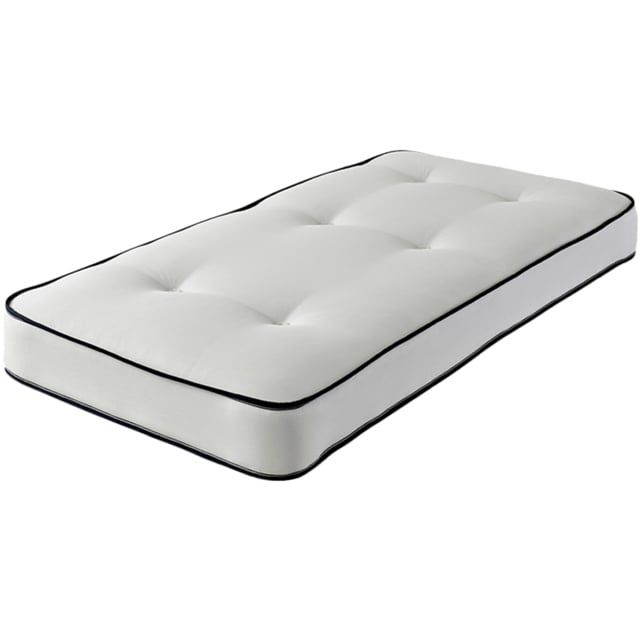 Extreme Comfort Tufted Blue and White European Small Single Open Coil Spring Mattress - image 1