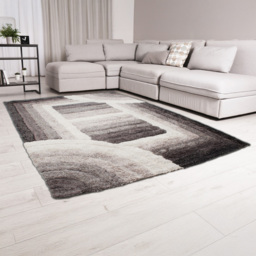 DS Living Trellis Grey Ultra Plush Rug 160 x 230cm - thumbnail 2