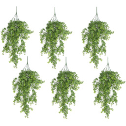Leaf Forest Foliage Hanging UV and Fire Resistant Artificial Plant 81cm 6 Pack - thumbnail 1