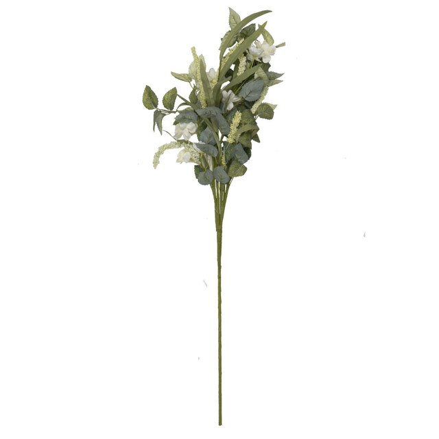 White Spray Artificial Flower Bunch