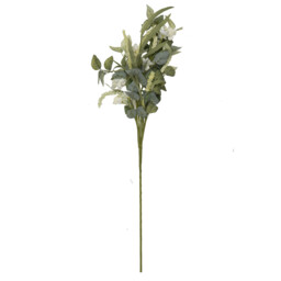 White Spray Artificial Flower Bunch