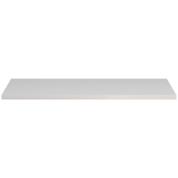 Homebase 60cm Matt White Melamine Shelf 2 Pack - thumbnail 4