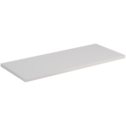Homebase 60cm Matt White Melamine Shelf 2 Pack - thumbnail 3