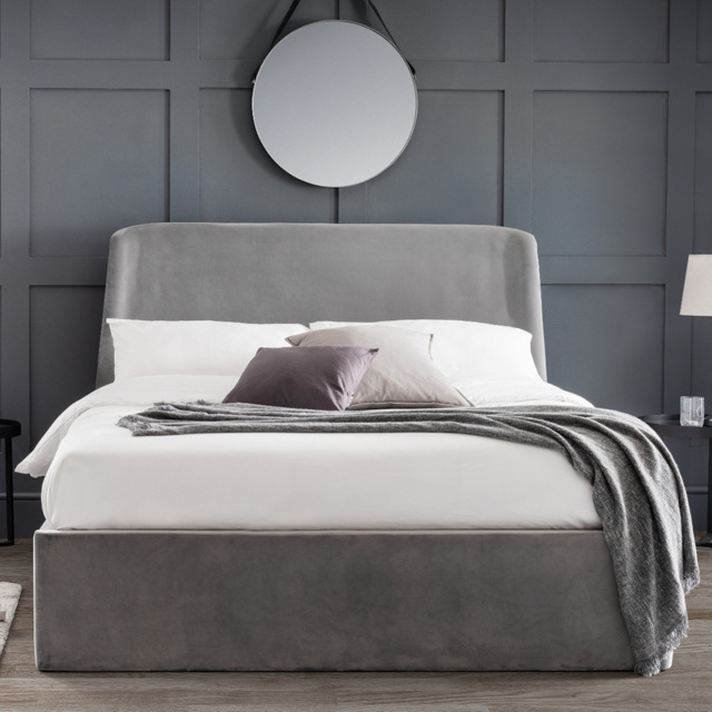 Julian Bowen Frida Double Grey Storage Ottoman Bed - image 1