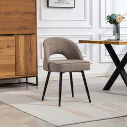 Artemis Home Ashley Set of 2 Brown Tufted Dining Chairs - thumbnail 3