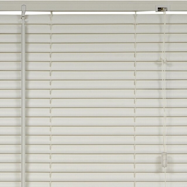 White PVC Venetian Blind 150 x 152cm - image 1