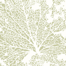Origin Murals Skeleton Leaf Green Wall Mural - thumbnail 2