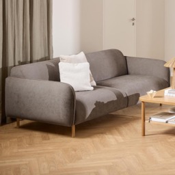 Florence Westham Dusty Brown Fabric 3 Seater Sofa