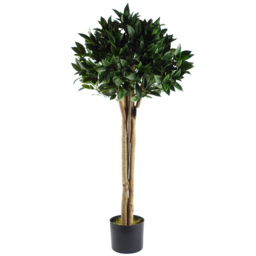 Leaf Topiary Bay Laurel Artificial Tree in Pot 120cm - thumbnail 1
