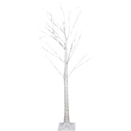 St Helens Warm White 96 LED Artificial Birch Tree 6ft
