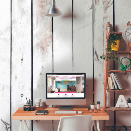Origin Murals Vintage Wood Effect White Wall Mural
