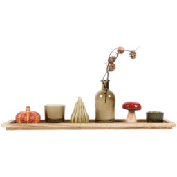 Autumn Candle Tray Multicolour