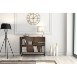 Creative Furniture Ripple Oak and Black 2 Door Sideboard - thumbnail 3