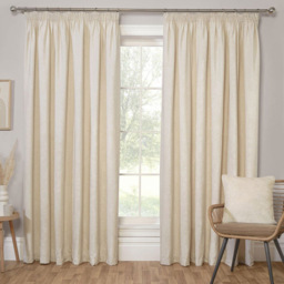 Divante Natural Chenille Taped Curtain 168 x 229cm - thumbnail 2
