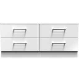 Crowndale Worcester White 4 Drawer Bed Box Ready Assembled - thumbnail 3