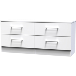 Crowndale Worcester White 4 Drawer Bed Box Ready Assembled - thumbnail 2