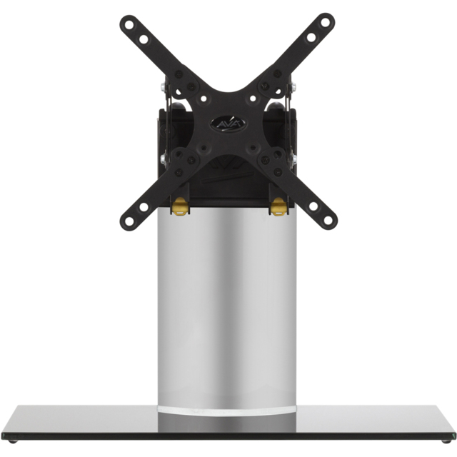 AVF Universal Black and Silver Adjustable Tilt Table Top TV Stand - image 1