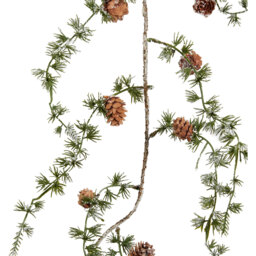 Green Draping Pinecone Christmas Garland 180cm - thumbnail 2