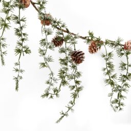 Green Draping Pinecone Christmas Garland 180cm - thumbnail 3