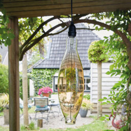 Luxform Christmas Ellipse Glass Pendulum Hanging Bulb Light - thumbnail 4