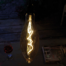 Luxform Christmas Ellipse Glass Pendulum Hanging Bulb Light - thumbnail 2