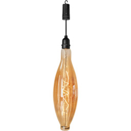 Luxform Christmas Ellipse Glass Pendulum Hanging Bulb Light