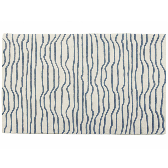 Esselle Home Aura Dune Natural and Blue Rug 120 x 170cm - image 1
