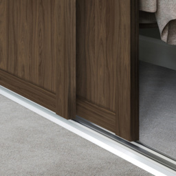 Spacepro Shaker Single Panel Walnut Sliding Door 2220 x 914mm - thumbnail 4