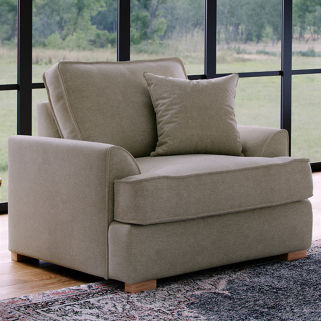 Alba City Stone Fabric Armchair - image 1