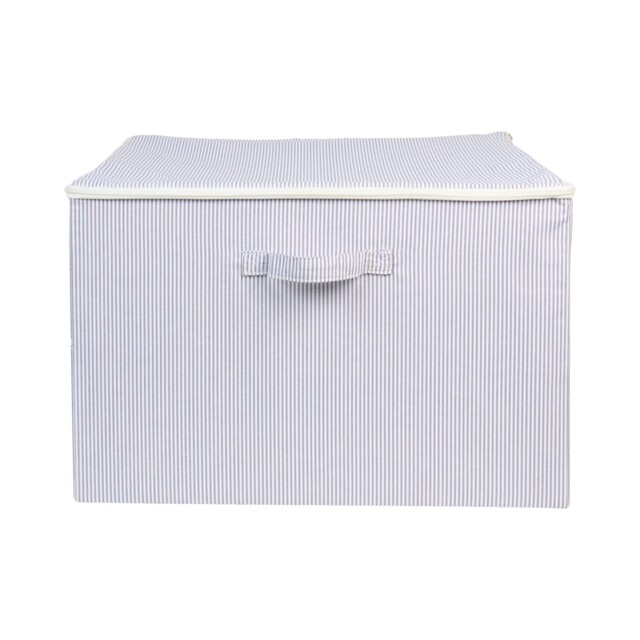 Living Solutions Jumbo Storage Box Grey - image 1