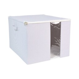 Living Solutions Jumbo Storage Box Grey - thumbnail 3