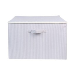 Living Solutions Jumbo Storage Box Grey - thumbnail 1