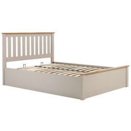 Phoenix King Size Grey Ottoman Bed - thumbnail 2
