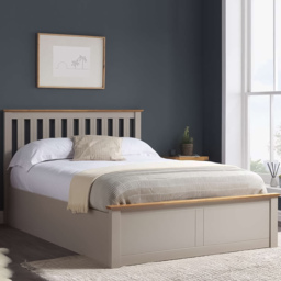 Phoenix King Size Grey Ottoman Bed - thumbnail 1
