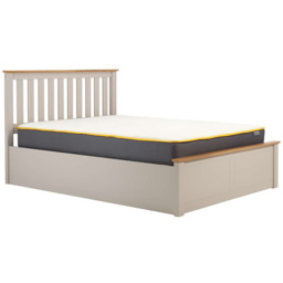 Phoenix King Size Grey Ottoman Bed - thumbnail 4