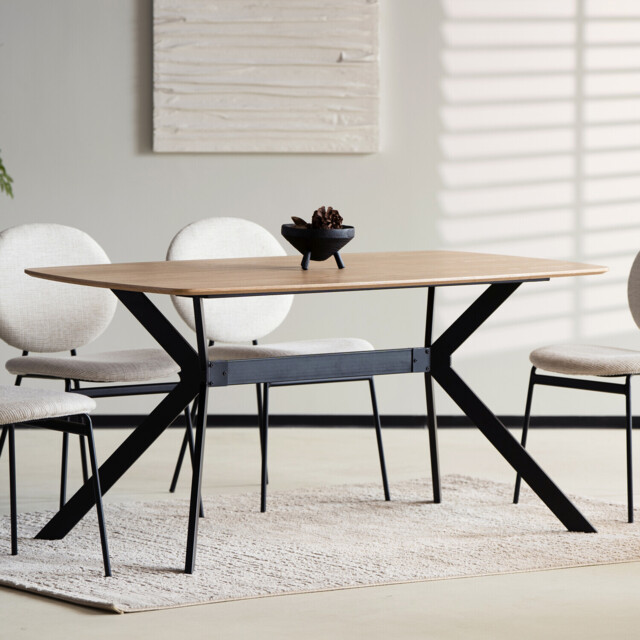 Maybury Rectangular Dining Table Natural Oak - image 1