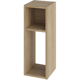 Decortie Combayn 3 Shelf Saphire Oak Low Bookcase - thumbnail 2