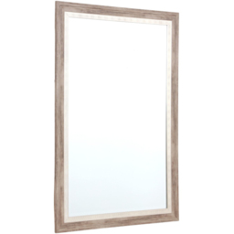 Arbury Stepped Mirror Brown - thumbnail 3