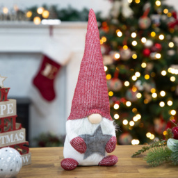 The Christmas Workshop Red White and Grey Seating Gonk Decoration Ornament 45cm - thumbnail 4