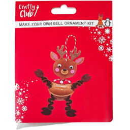 Single Crafty Club Make Your Own Bell Ornament Kit in Assorted styles - thumbnail 4
