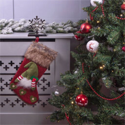 St Helens Luxury Red Gonk Stocking Christmas Decoration - thumbnail 2