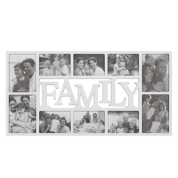 Single The Port. Co Gallery 10 Aperture Collage Family 14 x 29 inch Photo Frame in Assorted styles