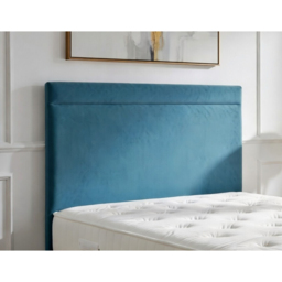DS Living Majesty Sky Blue Single Plush Velvet Ottoman Bed - thumbnail 3