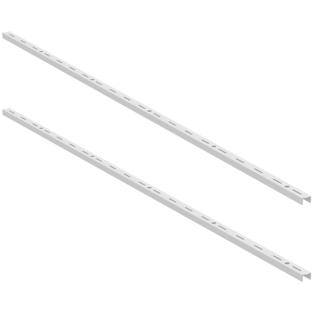 Homebase 100cm 2 Pack Upright Single Slot Shelving System - image 1