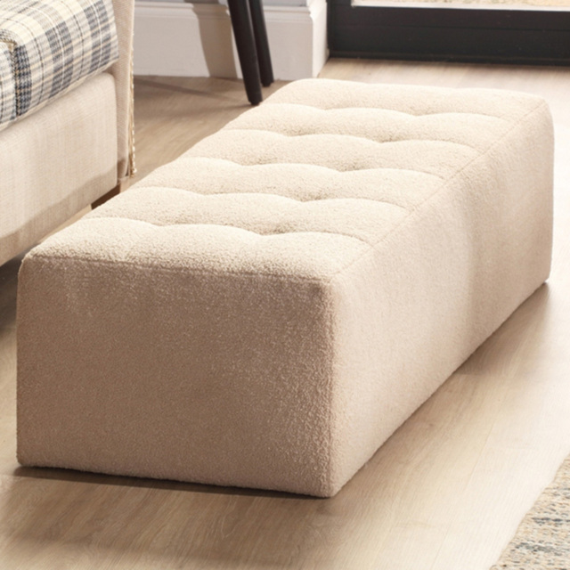 Desser Furniture Latte Medium Rectangular Ottoman - image 1