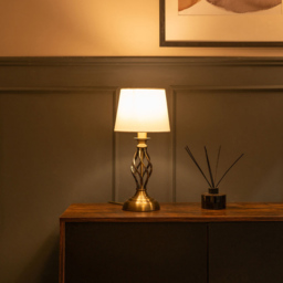 ValueLights Memphis Antique Brass Barley Twist LED Table Lamp 2 Pack - thumbnail 2