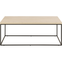 Florence Barossa Travertine Rough Paper Top Rectangular Coffee Table - thumbnail 3