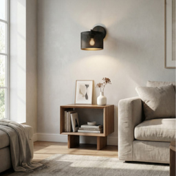 Emibig Lux Black E27 LED Wall Lamp - thumbnail 4
