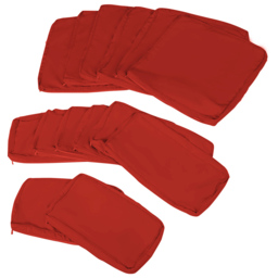 Outsunny Red 6 Seater Garden Sofa Set Cover 14 Pack - thumbnail 3