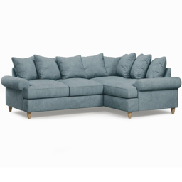 Clara Faro 9 Blue 3 Seater Left Hand Corner Agmamito Sofa - thumbnail 2